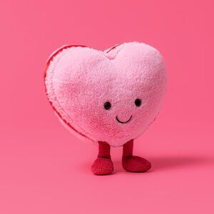 NWT Jellycat Amuseables Colette Heart Macaron Pink